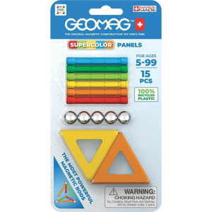 Playset Geomag Supercolor Panels Recycled Blister (15 Części)