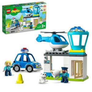 Playset Lego 10959 DUPLO Police Station & Police Helicopter (40 Części)