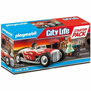 Zestaw Samochodów Playmobil 71078 20 Części Samochód zabawkowy