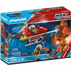 Zestaw Samochodów Playmobil 71195 helikopter 57 Części