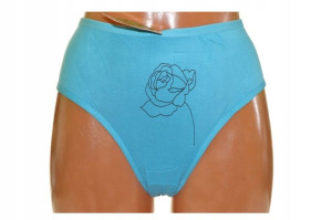 majtki damskie figi bambusowe kwiatek XL/XXL 88012