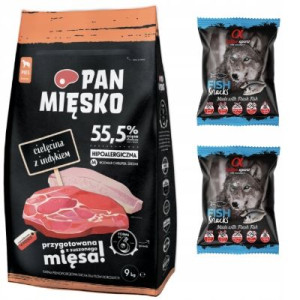 Karma Dla Psa Pan Mięsko Cielęcina Z Indykiem 9kg