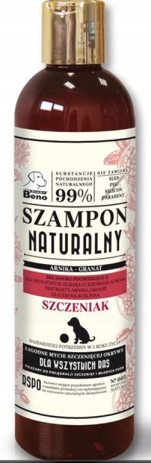 Szampon Dla Szczeniąt Naturalny Super Beno 250ml