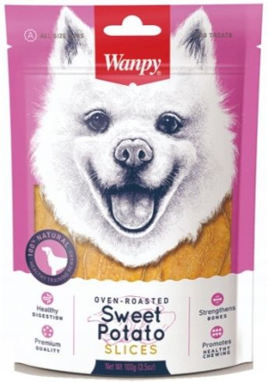 Wanpy Sweet Potato Slices Przysmak Dla Psa 100g