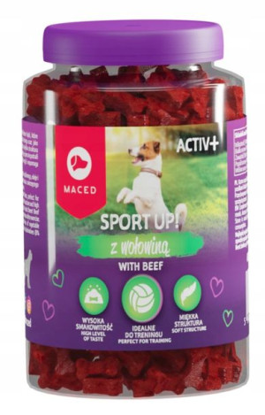 MACED Treserki SPORT UP z wołowiną 300G Przysmak
