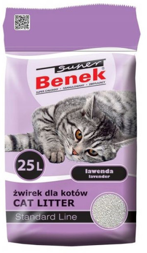 Super Benek Lawenda Bentonit Kot 25l