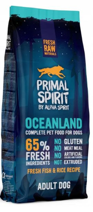 Primal Spirit Oceanland 65% Świeżego Mięsa 12kg
