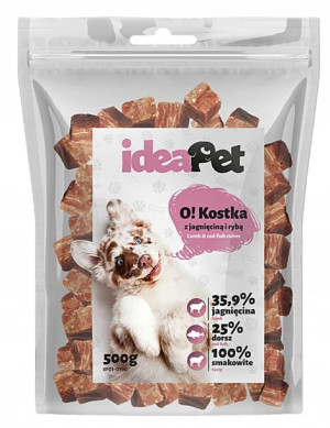 Przysmak Pies Kostki Jagnięcina Ryba Dla Psa 500g