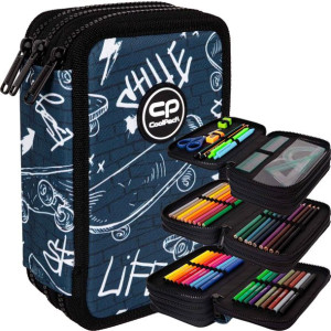 Coolpack Piórnik Trzykomorowy Wyposażenie Street