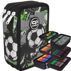 Coolpack Piórnik Trzykomorowy Wyposażenie Piłka Nożna