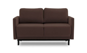 ADAMS LAYA Sofa 2-osobowa pianka + sprężyna falista brąz