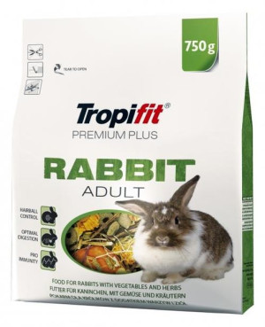 Tropifit Premium Plus Rabbit Adult 750g - pokarm dla dorosłych królików