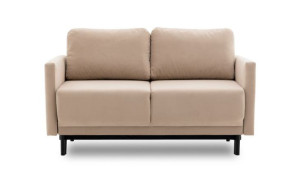 ADAMS LAYA Sofa 2-osobowa pianka + sprężyna falista beżowy