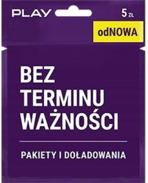 Starter Play bez terminu ważności 5zł