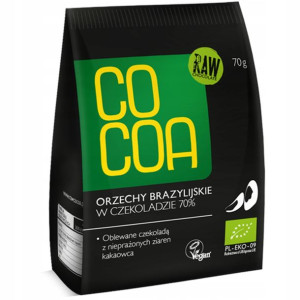Orzechy Brazylijskie w Czekoladzie Bio 70g Cocoa