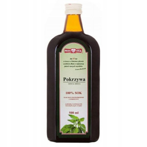 Sok z Pokrzywy Tłoczony 500ml - Polska Róża