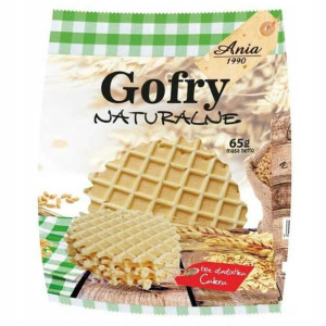 Gofry Naturalne Bez Dodatku Cukru 65g - Ania