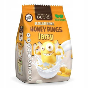 Kółka Śniadaniowe z Miodem Bezglutenowe 375g Jerry