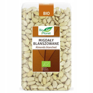 Migdały Blanszowane Bio 1kg Obrane - Bio Planet
