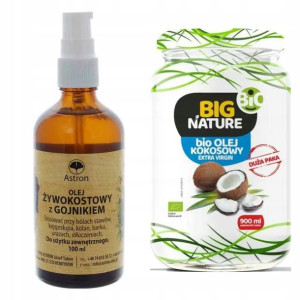 Olej Żywokostowy 100ml Astron + Olej Kokosowy Bio
