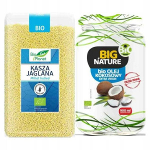 Kasza Jaglana BG Bio 1kg Bio + Olej Kokosowy Bio
