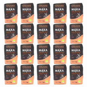 20x Polska Mąka Orkiszowa Jasna 550 Bio 1kg BioLif