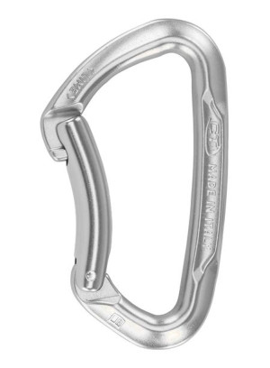 Karabinek do wspinaczki LIME BENT silver Climbing Technology
