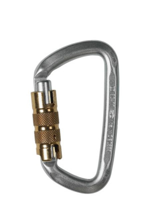 Karabinek do wspinaczki stalowy D-SHAPE STEEL CF TG Climbing Technology