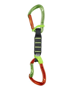 Ekspres NIMBLE FIXBAR SET NY PRO ora/grn 12cm Climbing Technology