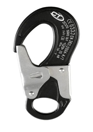 Karabinek z podwójnym zab, SHELTER EVO black Climbing Technology