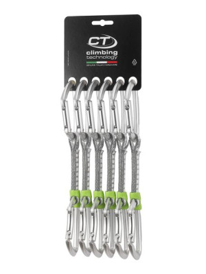 Zestaw ekspr, LIME SET DY silver 12 x6 Climbing Technology