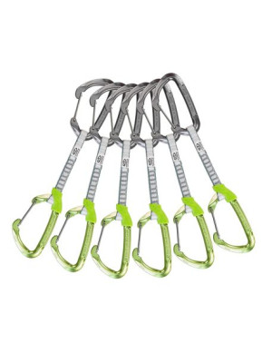 Zestaw ekspr, LIME-W SET DY anodized 12cm x6 Climbing Technology