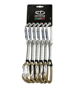Zestaw ekspr, AERIAL PRO HC 12cm silver/hc x6 Climbing Technology