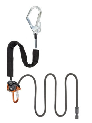 Lonża stabilizująca FINCH+ STEEL 4m black Climbing Technology