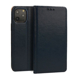Kabura pozioma BOOK SPECIAL do XIAOMI REDMI 9A GRANATOWA (skóra)