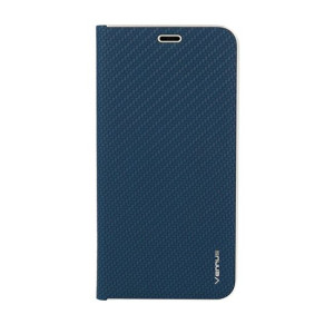 Kabura Vennus Book CARBON z ramką do Iphone 12 Mini granatowa