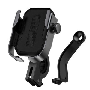 Baseus Uchwyt Rowerowy/Motocyklowy Armor (SUKJA-01) czarny