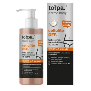 TOŁPA Turbo serum antycellulitowe ujędrniające do ciała 3D GLOW OFF 250 ml