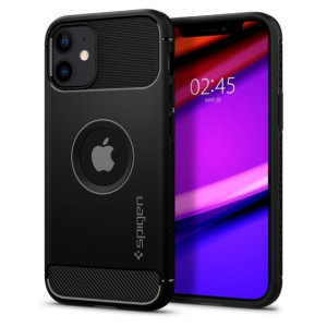 Etui SPIGEN Rugged Armor ACS01743 do Iphone 12 Mini - Matte Black