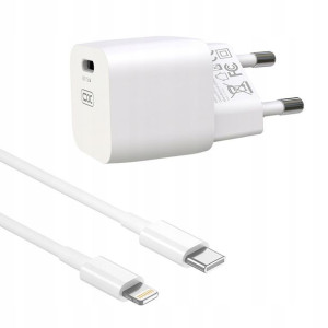 XO ładowarka sieciowa CE01B PD 20W 1x USB-C biała