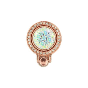 Ring BRILLIANT CRYSTAL - Jasnoróżowy