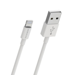 Borofone Kabel BX22 Bloom - USB na Lightning - 2,4A 1 metr biały