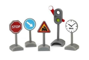 BRIO World Zestaw Znaków Drogowych