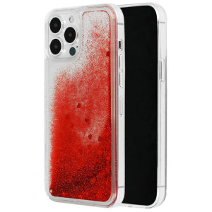 Liquid Heart Case do Samsung Galaxy A22 4G/M22 4G Czerwony