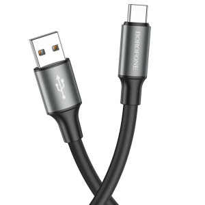 Borofone Kabel BX82 Bountiful - USB na Typ C - 3A 1 metr czarny