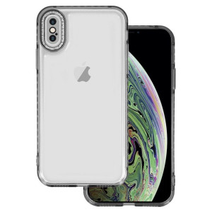 Crystal Diamond 2mm Case do Iphone X/XS Przezroczysty czarny