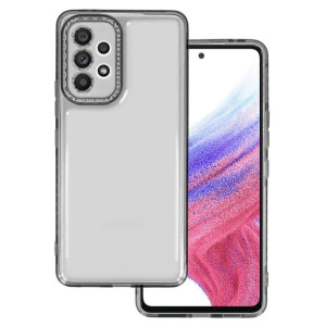 Crystal Diamond 2mm Case do Samsung Galaxy A12 Przezroczysty czarny