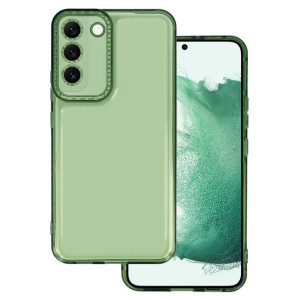 Crystal Diamond 2mm Case do Samsung Galaxy S22 Przezroczysty zielony