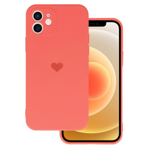 Vennus Silicone Heart Case do Iphone 11 wzór 1 koralowy