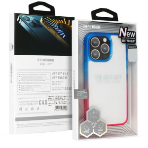 IDEAR Case W15 do Iphone 13 Pro granatowo-czerwony